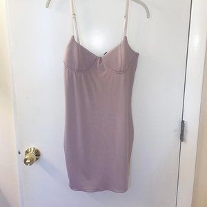 WINDSOR Sweetheart Style Mini Dress - Purple/Lilac